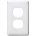 Product Image of 1-Gang Duplex Receptacle Wall Plate, White, P8W