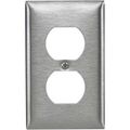 Product Image of 1-Gang Stainless Steel Duplex Receptacle Wall Plate, SS8L