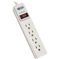 Product Image of Tripp-Lite Protect It 4-Outlet Surge Protector, 120V, 4 ft Cord, 600 Joules, TLP404