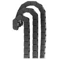 Product Image of Series 06, 10mm Inner Width, 28mm Bend Radius, 1 ft Fixed-Open Cable Carrier, 06-10-028-0 1'
