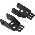 Product Image of 1.42" W x 0.94" H Steel Zipper Cable Carrier Mounting Brackets (Set of 2), 102-12PZB