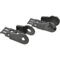 Product Image of 1.61" W x 1.38" H Plastic Open Cable Carrier Mounting Brackets (Set of 2), 2020-12PZB