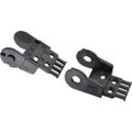Product Image of 2.13" W x 1.38" H Plastic Open Cable Carrier Mounting Brackets (Set of 2), 2030-12PZB