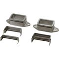 Product Image of 2.17" W x 1.38" H Stainless Steel Tube Carrier Brackets (Set of 2), 66360 SET