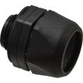 Product Image of 1" Straight Black Nylon Liquidtight Connector w/ Plastic Thread, 83511856