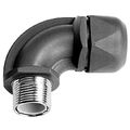 Product Image of 3/8" 90° Black Nylon Liquidtight Connector w/ Metal Thread, 83516050