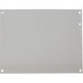 Product Image of 6-7/8" x 8-7/8" Powder-Coated Electrical Enclosure Junction Box Panel, A10P8