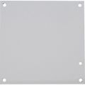Product Image of 6-1/4" x 6-1/4" Powder-Coated Electrical Enclosure Nonperforated Panel, A8N8P