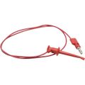 Product Image of 24" Red Minigrabber Test Clip to Stacking Banana Plug Lead, 3782-24-2