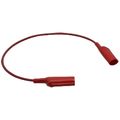 Product Image of 12" Red Alligator Clip-to-Clip Patch Cord, AL-B-12-2