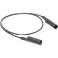Product Image of 24" Black Alligator Clip-to-Clip Patch Cord, AL-B-24-0