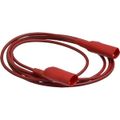 Product Image of 60" Red Alligator Clip-to-Clip Patch Cord, AL-B-60-2