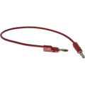 Product Image of 12" Red Stacking Banana Plug Patch Cord, B-12-2