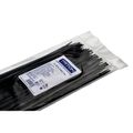Product Image of 14" Heavy-Duty Black Nylon Cable Ties, 50 lb (100 Pack), ZT-14BK