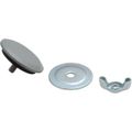 Product Image of 1/2" Oil-Tight Carbon Steel Hole Seal, Gray, WAS050