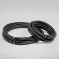 Product Image of 1/4" LL x 5/8" SL Mini Split Refrigerant Line Set w/ Flare Nuts, 1" Black Duraguard UV Resistant Insulation (15 Ft.)