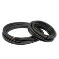 Product Image of 1/4" LL x 5/8" SL Mini Split Refrigerant Line Set w/ Flare Nuts, 1/2" Black Duraguard UV