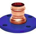 Product Image of 1-1/2" Press x Flange, 150 PSI Copper Press Companion Flange, 4 Bolt
