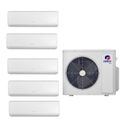 Product Image of 48,000 BTU, R-32, 21 SEER2 Vireo Ductless Five Zone Heat Pump Package (9+9+12+12+18)