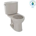 Product Image of CST453CEFG#03 Drake II 2-Piece Round 1.28 GPF Universal Height Toilet w/ CEFIONTECT (Bone)