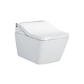 Product Image of CWT4494549CMFGA#MS Washlet + Sp Wall Hung Square Shape Toilet w/ Sw Bidet Seat & Duofit In Wall 1.28 & 0.9 GPF Dual Flush Tank System (Matte Silver)
