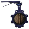 Product Image of 6" Lug Cast Iron Butterfly Valve, EPDM Cartridge, Lever Handle (200 PSI)