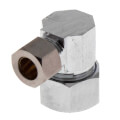 Product Image of 5/8" x 3/8" OD Chrome Plated Compression Elbow, Lead Free