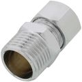 Product Image of 1/2" OD x 1/2" MIP Chrome Plated Compression Connector, Lead Free