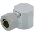 Product Image of 3/8" OD x 3/8" FIP Chrome Plated Compression Elbow, Lead Free