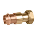 Product Image of 3/4" Presscon Copper Press Tail Piece w/ 1" Union Slip Nut & Check Valve