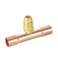 Product Image of 3/8" OD Swagged Copper Braze Tee (Pack of 3)