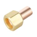 Product Image of 3/4" SAE FE x 3/4" OD Swivel FE Flare x Solder Adapter (Pack of 2)