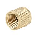 Product Image of 3/8" SAE Brass Cap w/ Gasket (Pack of 3)