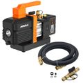 Product Image of Cordless Vacuum Pump, BreakFree Series (6 CFM) & Pro Series Rapid Evacuation Kit with Valve Core Removal Tool and Hose (1/2" to 1/4" Fitting)