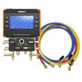 Product Image of Nexus 4-Valve Digital Manifold Gauge, Bluetooth-Enabled & 1/4" 45-Degree Charging Refrigerant Hose Set (5')