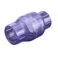 Product Image of 1-1/2" IPS PVC Clear Swing Check Valve (Socket)