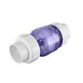 Product Image of 2" IPS PVC Clear True Union Spring Check Valve (Socket)