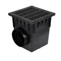 Product Image of 18" Catch Basin Kit w/ Black Plastic Grate
