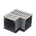 Product Image of 4.5" Mini Channel Grate and Channel Drain, 90-Degree Elbow