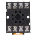 Product Image of 8-Pin Octal Socket Wiring Base with Din Rail/Surface Mounting, 10 Amp (300V)