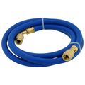 Product Image of 1/4" 45° Refrigerant Charging Hose - Blue (5')