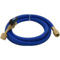 Product Image of 1/4" 45° Refrigerant Charging Hose w/Ball Valve - Blue (5')