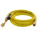 Product Image of 1/4" 45° Refrigerant Charging Hose w/Ball Valve - Yellow (5')