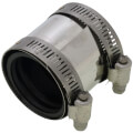 1-1/2" x 1-1/2" No Hub Transition Coupling (Copper to Copper)