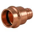 Product Image of 1/2" PEX Crimp x 3/4" Copper Press Adapter (Lead Free)