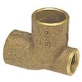 Product Image of 3/4" x 1/8" x 3/4" CxFxC Cast Bronze Baseboard Tee (Lead Free)