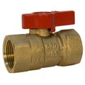 Product Image of 1" Female Threaded Gas Ball Valve, Lever Handle, GB1A