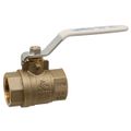 Product Image of 1/2" Threaded Full Port Brass Ball Valve, Two-Piece (Lead Free)