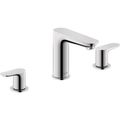 Product Image of Duravit No.1 5-1/8" Two Handle Widespread Bathroom Sink Faucet w/ Drain (Chrome)