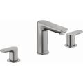 Product Image of Duravit No.1 5-1/8" Two Handle Widespread Bathroom Sink Faucet w/ Drain (Brushed Nickel)